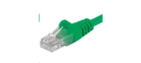 PREMIUMCORD Patch kabel UTP RJ45-RJ45 CAT5e 1.5m zelená PREMIUMCORD Patch kabel UTP RJ45-RJ45 CAT5e 1.5m zelená