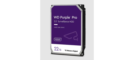 WD PURPLE PRO WD221PURP 22TB, SATA III 3.5", 512MB 7200RPM, 265MB/s, CMR
