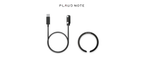 PLAUD NOTE Accessory Kit Black - Nabíječka a magnetický clip, černá