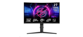 MSI LCD MPG 275CQRXF, 27", 2560x1440, Rapid VA, 240Hz, 0,5ms, VESA 75x75, Black