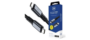 3mk kabel Hyper Cable N-SERIES Thunderbolt 4 1m 48V/5A 40Gb/s 240W 8K60Hz PD3.1 černý