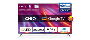 CHiQ U50QST TV 50", UHD, QLED, ultratenká, Google TV, DLG 120 Hz, Dolby Audio, Frameless, metalická CHiQ U50QST TV 50", UHD, QLED, ultratenká, Google TV, DLG 120 Hz, Dolby Audio, Frameless, metalická