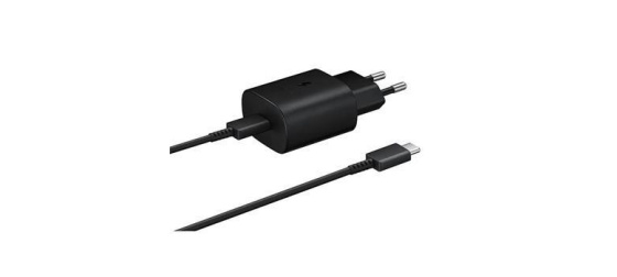 Samsung síťová nabíječka EP-TA800EBE + kabel EP-DG980BBE USB-C, 25W, černá, (bulk)