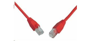 Solarix Patch kabel CAT6 SFTP PVC 10m červený snag-proof C6-315RD-10MB