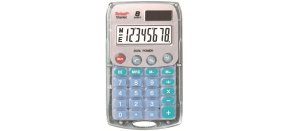 REBELL kalkulačka - Starlet BX - průhledná / krabička