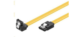 PREMIUMCORD 0,3m SATA 3.0 datový kabel 1.5GBs / 3GBs / 6GBs, kov.západka, 90° PREMIUMCORD 0,3m SATA 3.0 datový kabel 1.5GBs / 3GBs / 6GBs, kov.západka, 90°