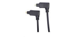 PremiumCord Kabel Toslink 90° - Toslink 90°, tloušťka kabelu:4.0mm, délka 1m PremiumCord Kabel Toslink 90° - Toslink 90°, tloušťka kabelu:4.0mm, délka 1m