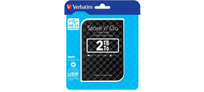 VERBATIM HDD 2.5" 2TB Store 'n' Go Portable Hard Drive USB 3.0, Black GEN II VERBATIM HDD 2.5" 2TB Store 'n' Go Portable Hard Drive USB 3.0, Black GEN II