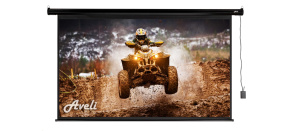 Elektrické projekční plátno AVELI, 204x115 (16:9) 92", černý tubus Elektrické projekční plátno AVELI, 204x115 (16:9) 92", černý tubus