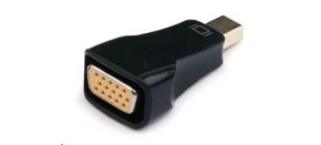 GEMBIRD Redukce mini DisplayPort - VGA (M/F, černá)