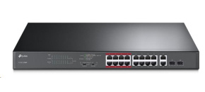 TP-Link CCTV switch TL-SL1218MP (16x100Mb/s, 2xGbE/2xSFP combo uplink, 16xPoE+, 250W)