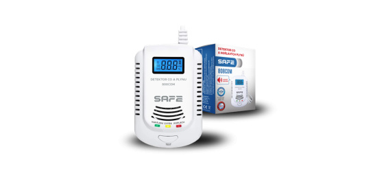 Safe Kombinovaný detektor CO, hořlavých a výbušných plynů  808COM