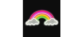 2Kids Toys LED NEON LIGHT lampička Duha s mraky