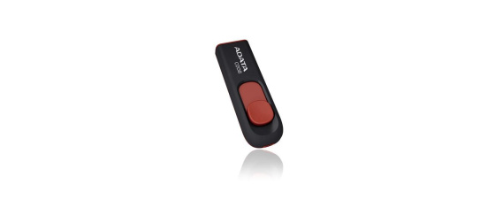 ADATA Flash Disk 16GB C008, USB 2.0 Classic, černá