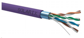 Instalační kabel Solarix FTP, Cat5E, drát, LSOH, cívka 500m SXKD-5E-FTP-LSOH