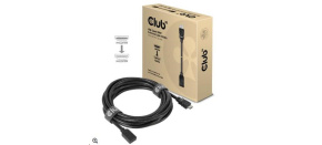 Club3D Kabel prodlužovací Rychlý HDMI 4K60HZ (M/F), 5m, černá, 26 AWG Club3D Kabel prodlužovací Rychlý HDMI 4K60HZ (M/F), 5m, černá, 26 AWG