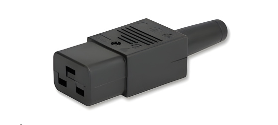 PREMIUMCORD Konektor napájecí 230V na kabel (samice, IEC C19)