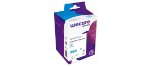 WECARE ARMOR cartridge pro HP Photosmart C5380,5510, 5515, C6380, černá/black+1C+1M+1Y/HC, 1x19/3x12ml