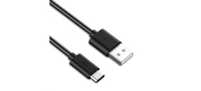 PremiumCord Kabel USB 3.1 C/M - USB 2.0 A/M, rychlé nabíjení proudem 3A, 1m, černá