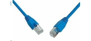 Solarix Patch kabel CAT5E SFTP PVC 7m modrý snag-proof C5E-315BU-7MB