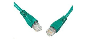 Solarix Patch kabel CAT5E UTP PVC 10m zelený snag-proof C5E-114GR-10MB