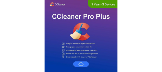 _Nová CCleaner Professional Plus pro 3 PC na (12 měs.) Online ESD