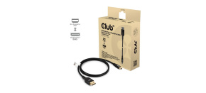 Club3D Kabel MiniDisplayPort na DisplayPort 2.1 Certifikovaný, Oboustranný, 10K60Hz, DSC1.2, UHBR10, 1m Club3D Kabel MiniDisplayPort na DisplayPort 2.1 Certifikovaný, Oboustranný, 10K60Hz, DSC1.2, UHBR10, 1m