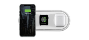 WG - Bezdrátová nabíječka stolní 22,5W, Fast Wireless Charger, bílá WG - Bezdrátová nabíječka stolní 22,5W, Fast Wireless Charger, bílá