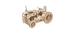 RoboTime 3D dřevěné mechanické puzzle Traktor