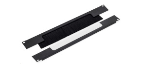 TRITON 19" průchozí panel 2U rozdělený horizontálně, kartáč, otvor 330 x 55 mm, šedý TRITON 19" průchozí panel 2U rozdělený horizontálně, kartáč, otvor 330 x 55 mm, šedý