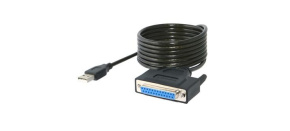 PREMIUMCORD Kabel USB printer kabel, USB na paralelní port