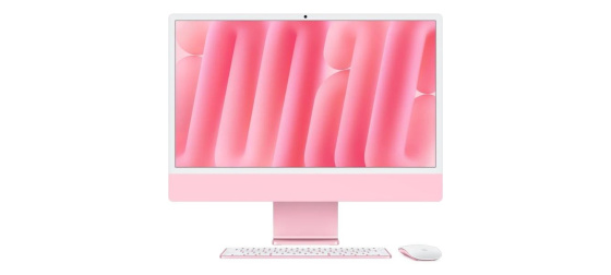 Apple iMac 24'' 4.5K display M4 chip 8-core CPU and 8-core GPU, 16GB, 256GB SSD - Pink