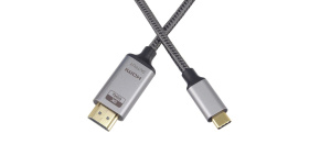 PremiumCord kabel USB-C na HDMI 2m rozlišení obrazu 8K@60Hz,4K@144Hz Aluminium