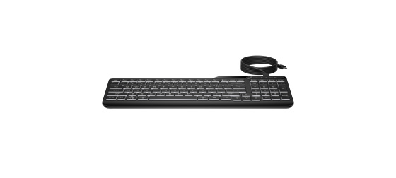 HP 400 Backlit Wired Keyboard - drátová podsvícená klávesnice CZ/SK