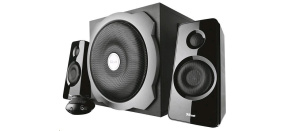 BAZAR - TRUST Reproduktory 2.1 Tytan Subwoofer Speaker Set -  black, černá - Poškozený obal (Komplet)