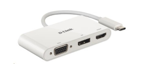 D-Link DUB-V310 3-in-1 USB-C to HDMI/VGA/DisplayPort Adapter