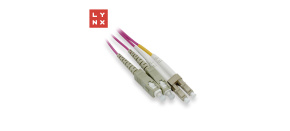 LYNX duplexní patch kabel MM, OM4, LC/SC, 50/125µm, 10m LYNX duplexní patch kabel MM, OM4, LC/SC, 50/125µm, 10m