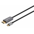 Manhattan kabel USB-C na DisplayPort 1.4, USB-C Male na DisplayPort Male, 3m, černá