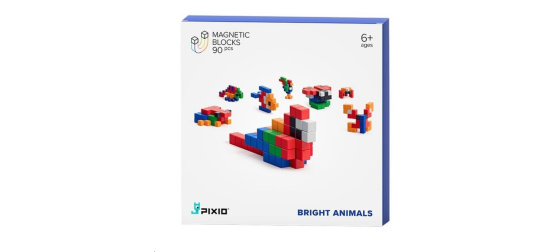 PIXIO Bright Animals magnetická stavebnice