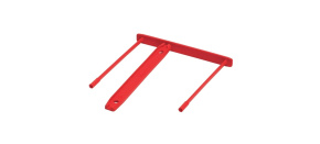 Archivační spona Fellowes, délka 85 mm, (100ks), červená Archivační spona Fellowes, délka 85 mm, (100ks), červená