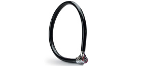 Master Lock Ocelové kombinační lanko na kolo  8631_55cm, černé