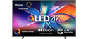 Hisense 55 TV, 4K Ultra HD, HDR, Dolby Vision, Miracast, herní režim, Apple Airplay 2