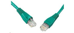 Solarix Patch kabel CAT5E UTP PVC 3m zelený snag-proof C5E-114GR-3MB
