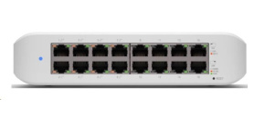 UBNT UniFi Switch USW-Lite-16-PoE [16xGigabit, 8x PoE out 45W, 802.3at/af, 16Gbps]