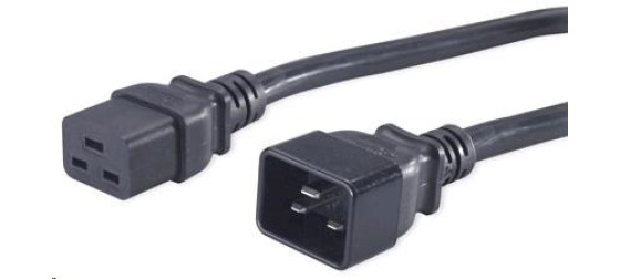 PREMIUMCORD Kabel napájecí 230V/16A prodlužovací 3m (konektory IEC 320 C19 - IEC 320 C20)