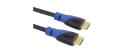 PREMIUMCORD Kabel HDMI - Ultra HDTV, 1m (Color, zlacené konektory)