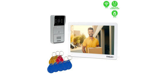 EVOLVEO DoorPhone 10-2W - 2 drátový videotelefon s aplikací 32GB pamětí