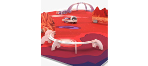 Ozobot podložka Challenge Mat: Mise na Mars Ozobot podložka Challenge Mat: Mise na Mars