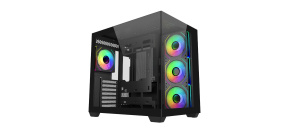Cooler Master case Elite 681, ATX, Průhledná bočnice, 4x 120mm ARGB Fan, Černá