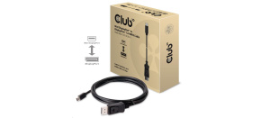 Club3D Adaptér mini DisplayPort 1.4 na DisplayPort 1.4, HBR3 8K60Hz/4K120Hz (M/M), 2m